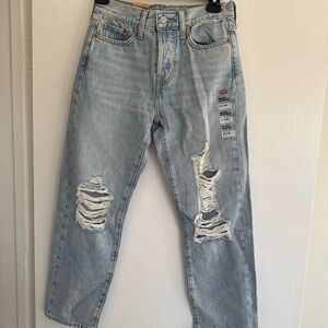 Levi's Light Blue Distressed Relaxed Men’s Jeans